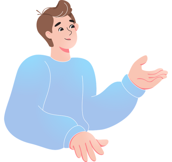 Happy customer testimonial Happy customer testimonial illustration