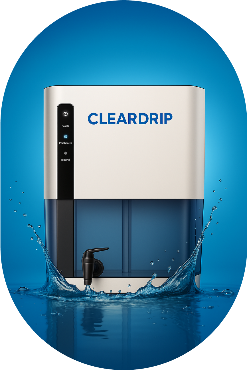 Cleardrip RO System - Smart water purification technology